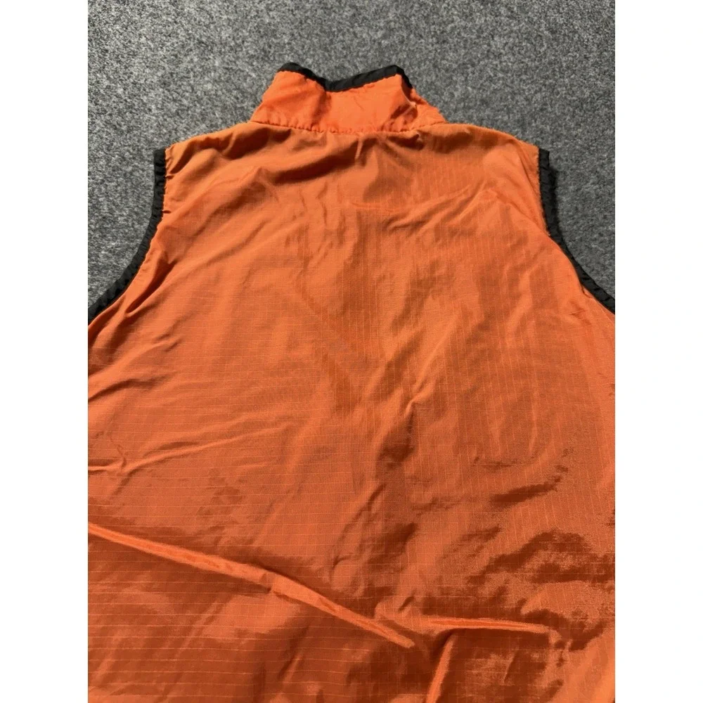 Vintage Y2K Bob The Builder Orange Construction Vest 5 Blue Fleece Interior Rare